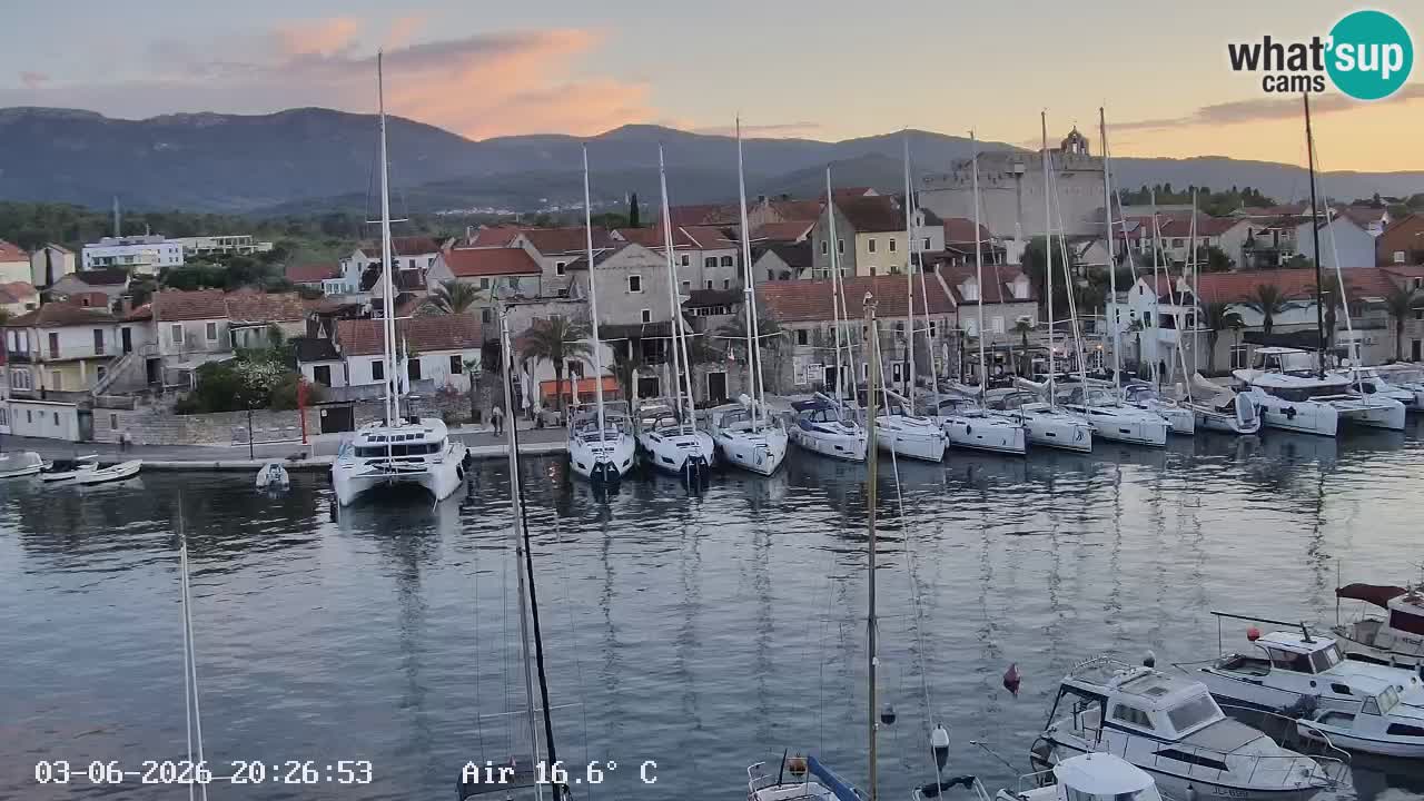 Livecam Hvar Vrboska marina | Île de Hvar | Dalmatia