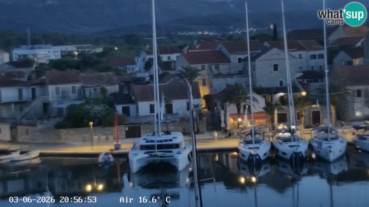Livecam Vrboska marina | Hvar island | Dalmatia