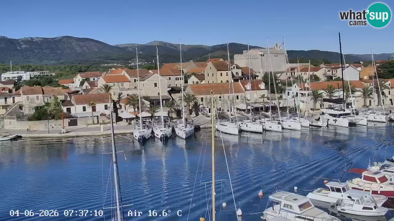 Webcam Vrboska marina | Hvar Insel | Dalmatien