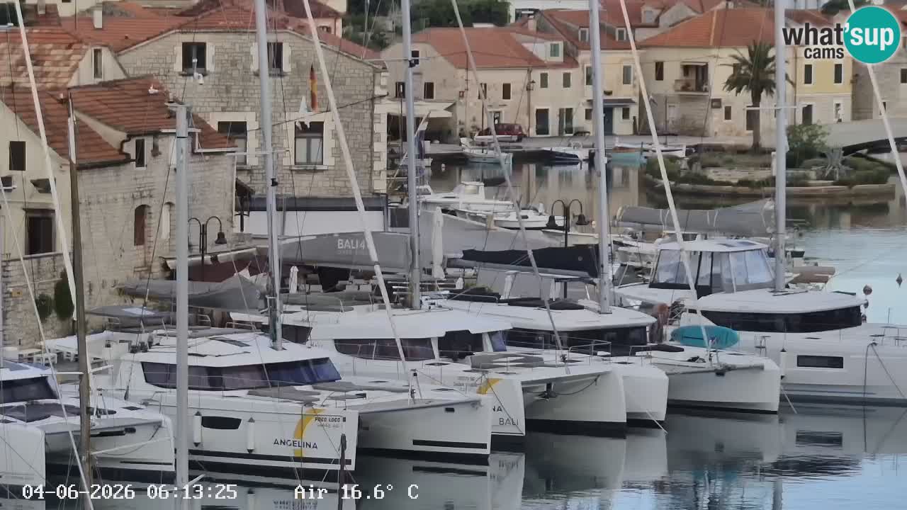Livecam Hvar Vrboska marina | Île de Hvar | Dalmatia