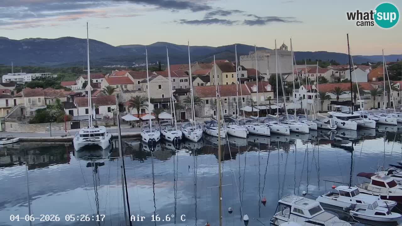 Livecam Vrboska marina | Hvar island | Dalmatia