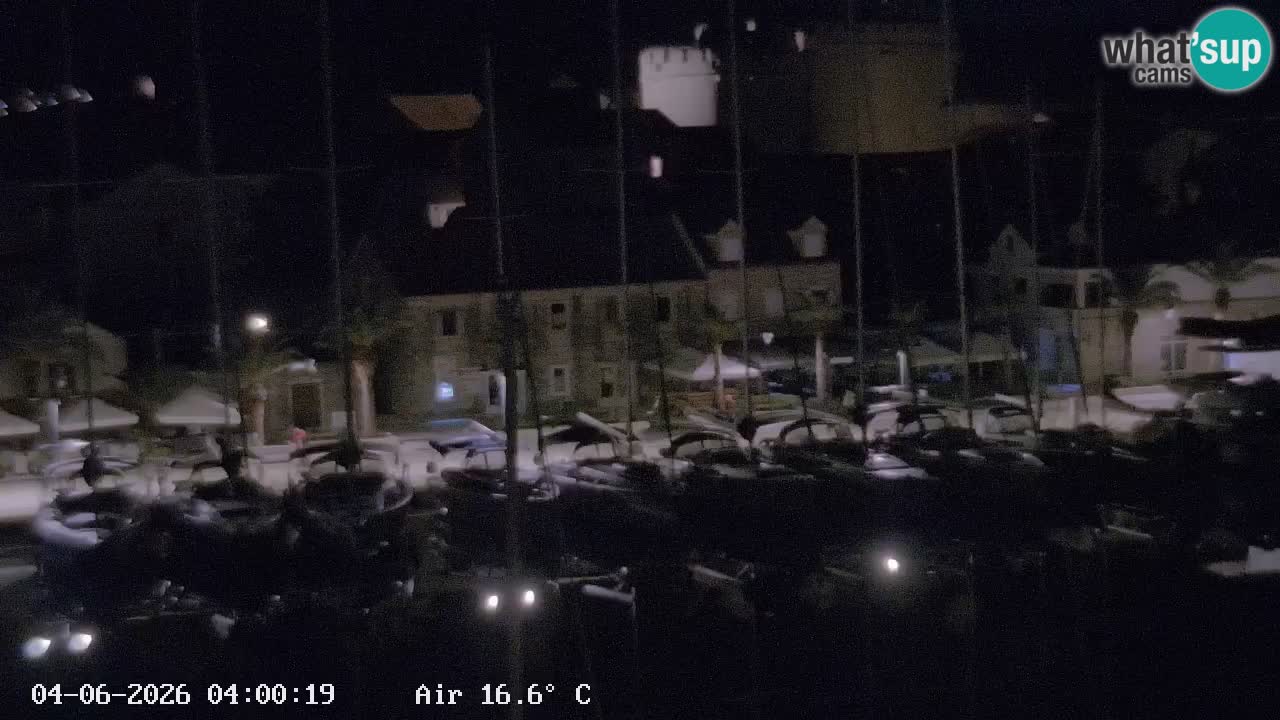 Webcam Vrboska marina | Hvar Insel | Dalmatien