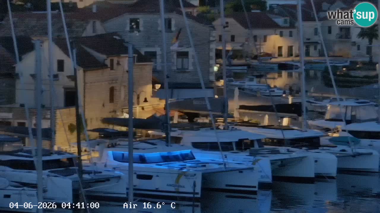 Webcam Vrboska marina | Hvar Insel | Dalmatien