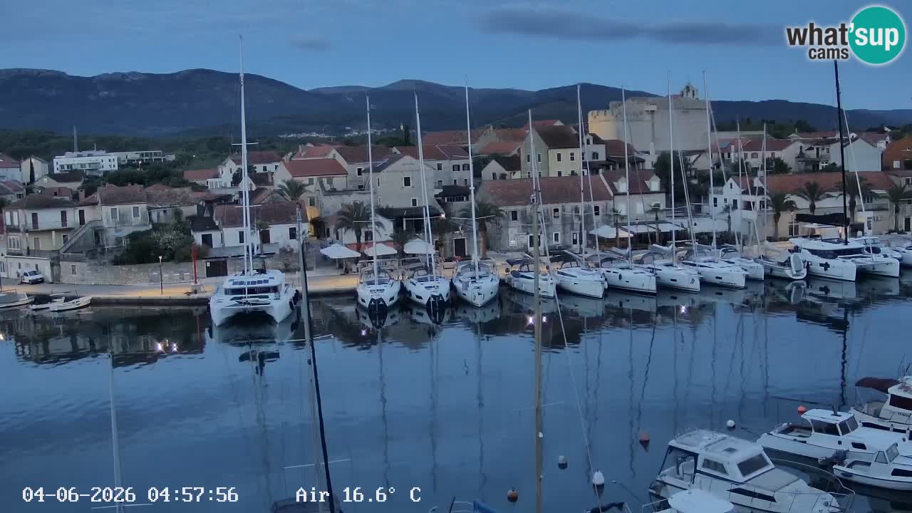 Livecam Vrboska marina | Hvar island | Dalmatia