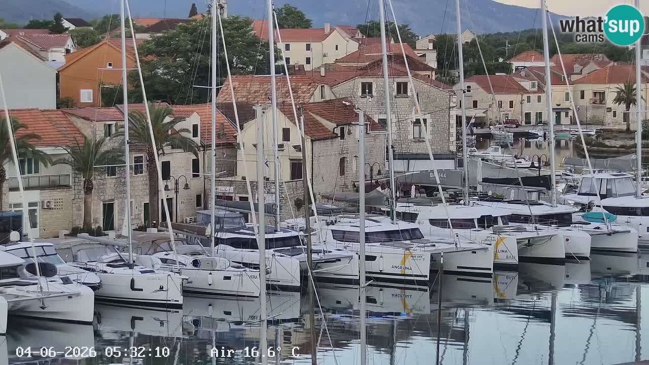 Web kamera Hvar Vrboska marina | otok Hvar | Dalmacija