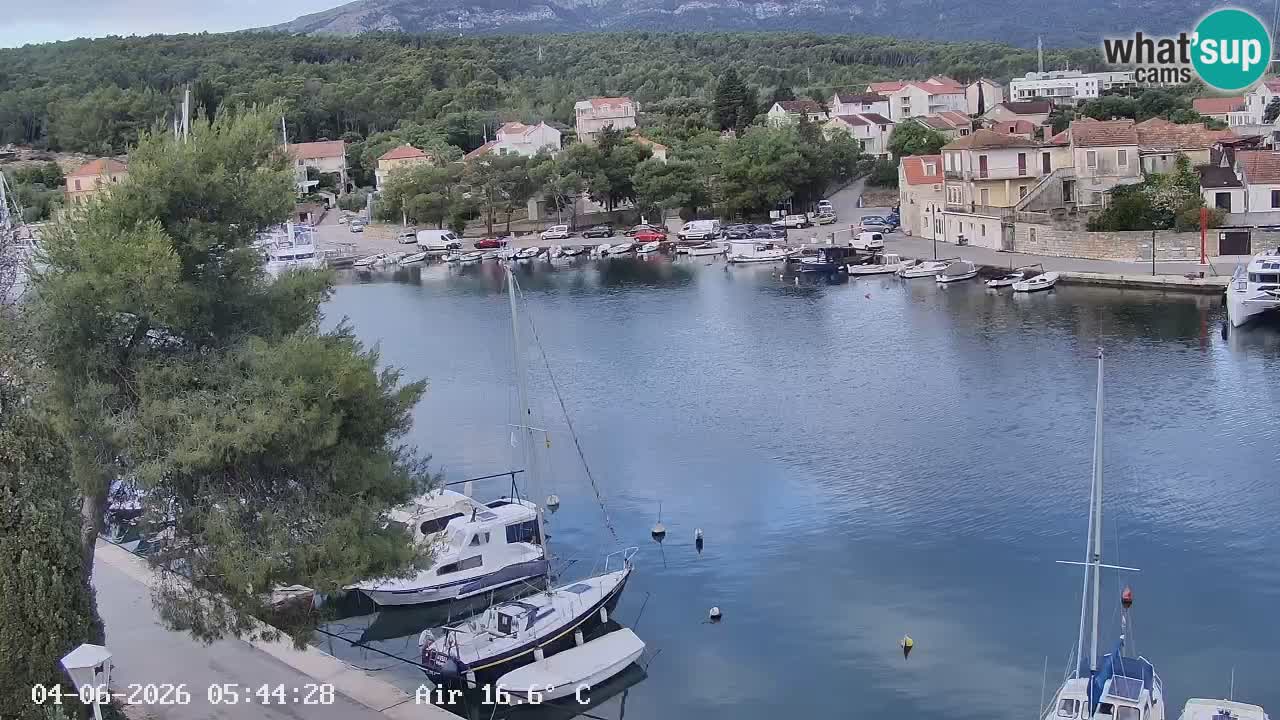 Webcam Vrboska marina | Hvar Insel | Dalmatien
