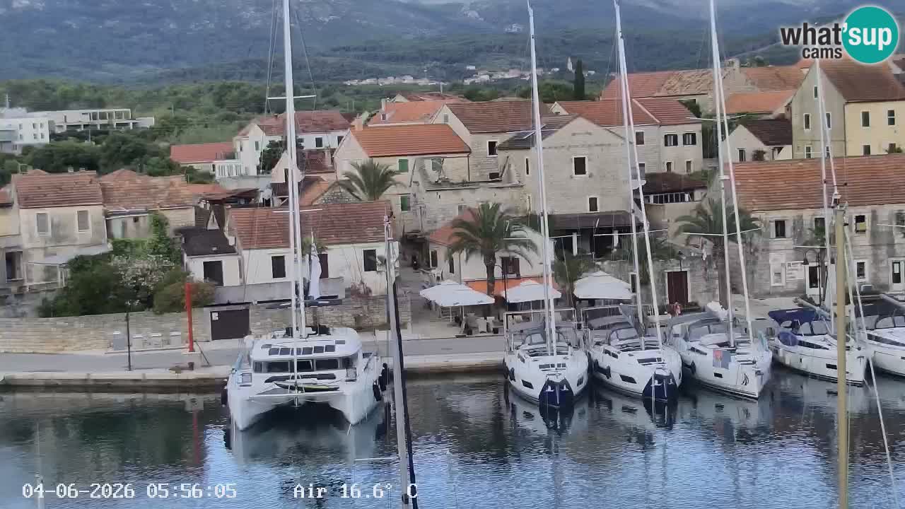 Livecam Vrboska marina | Hvar island | Dalmatia
