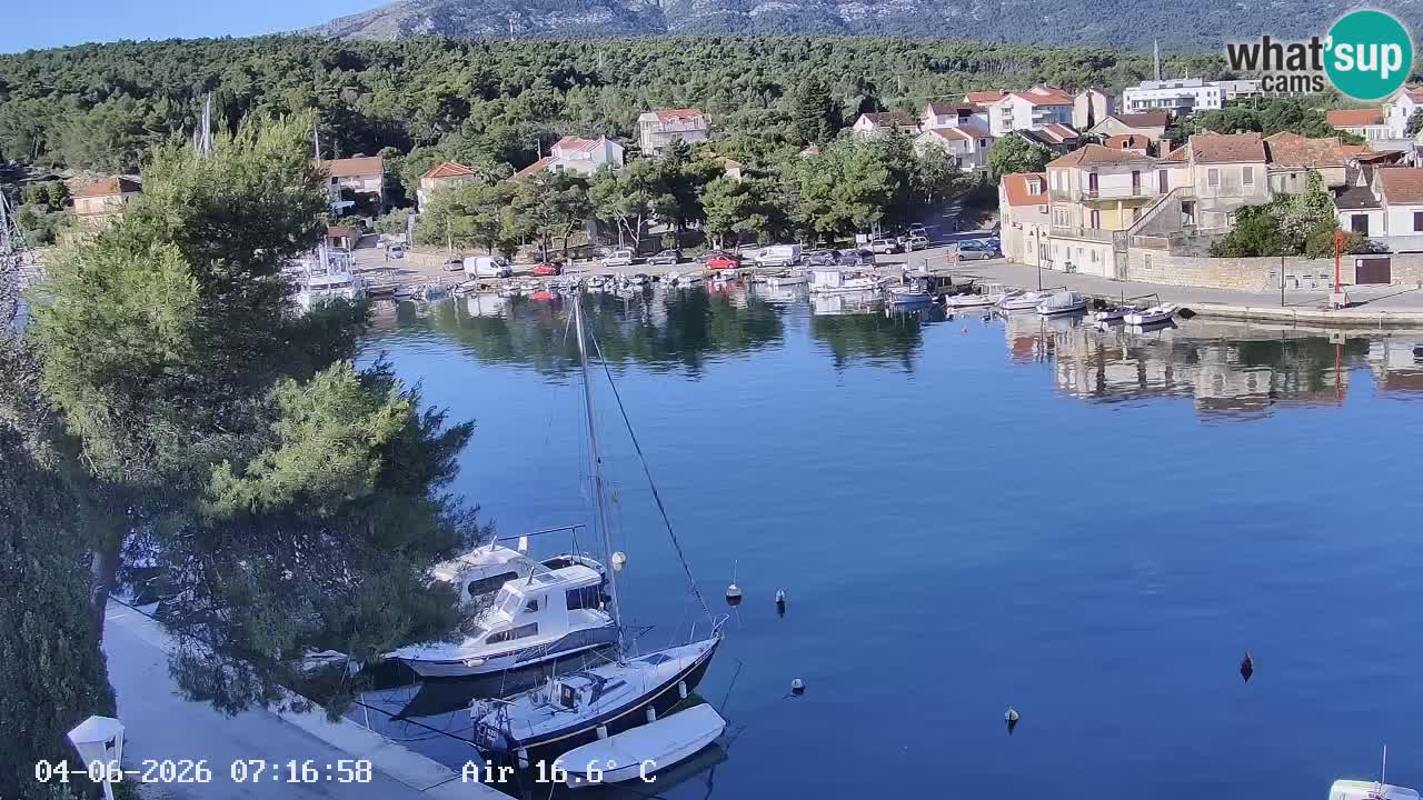 Webcam Hvar Vrboska marina | Dalmazia
