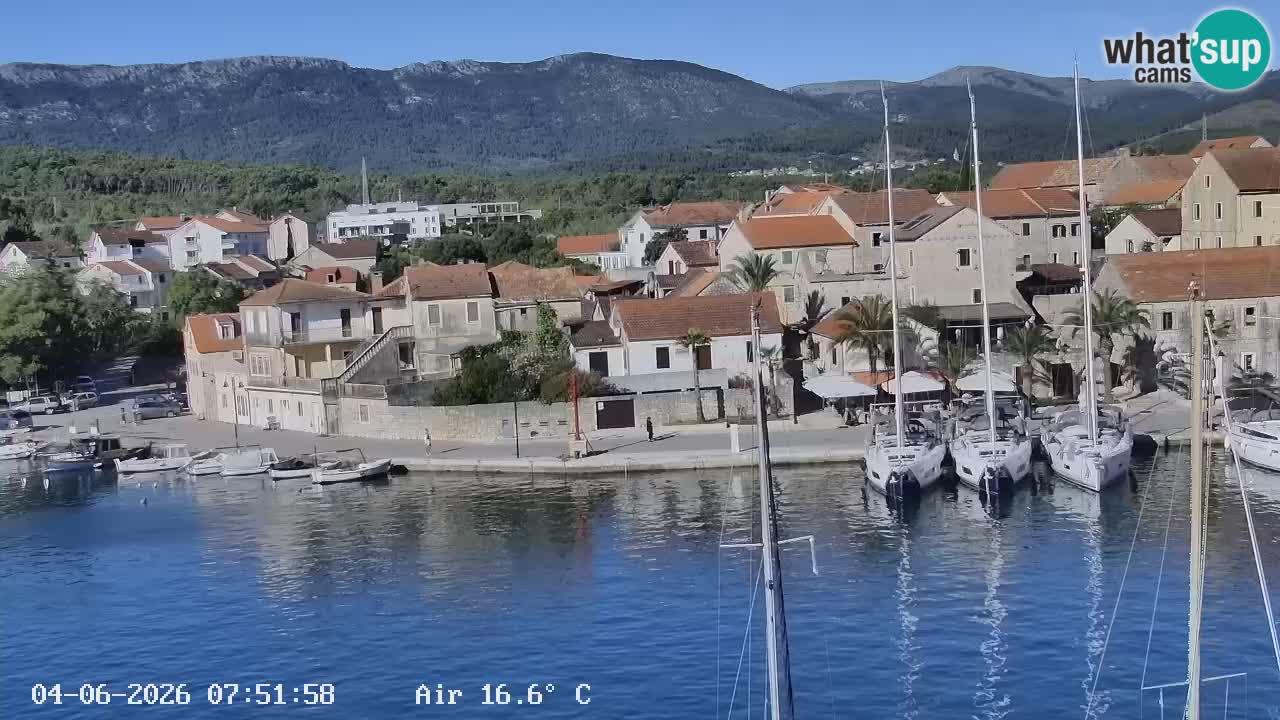 Livecam Hvar Vrboska marina | Île de Hvar | Dalmatia