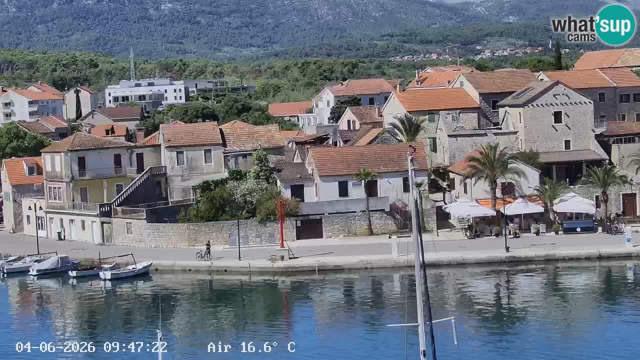 Livecam Vrboska marina | Hvar island | Dalmatia
