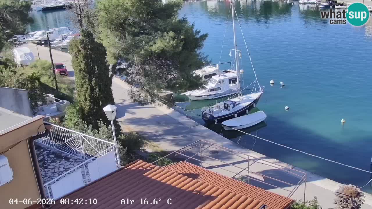 Livecam Hvar Vrboska marina | Île de Hvar | Dalmatia