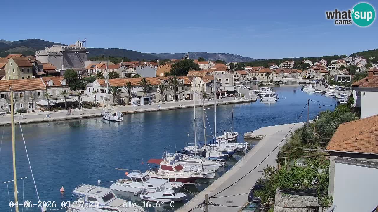 Webcam Vrboska marina | Hvar Insel | Dalmatien