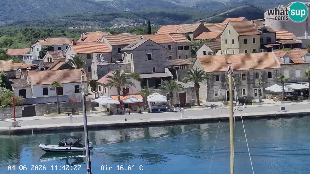 Livecam Hvar Vrboska marina | Île de Hvar | Dalmatia