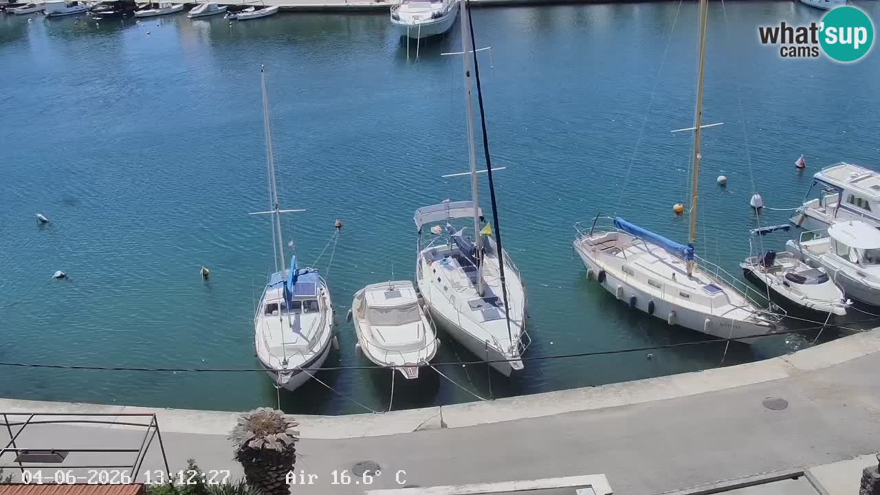 Webcam Vrboska marina | Hvar Insel | Dalmatien