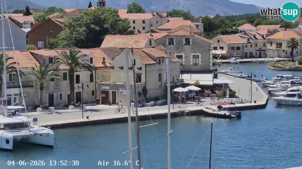 Livecam Vrboska marina | Hvar island | Dalmatia