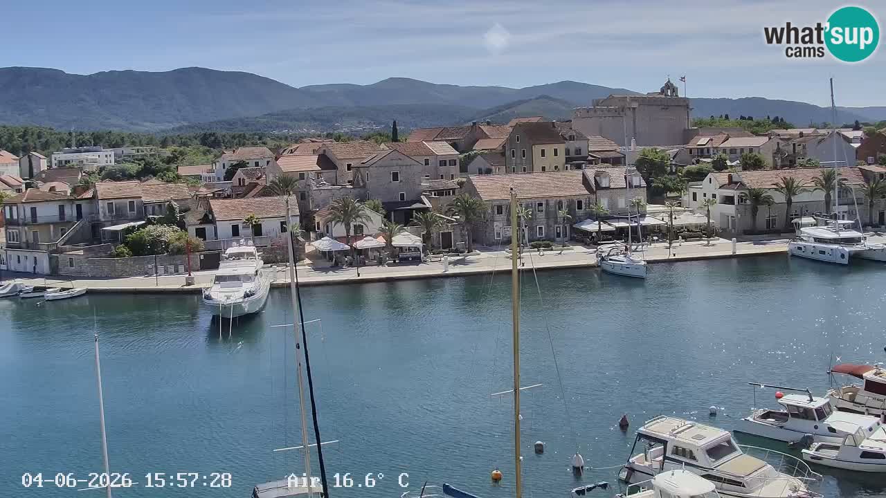 Web kamera Hvar Vrboska marina | otok Hvar | Dalmacija