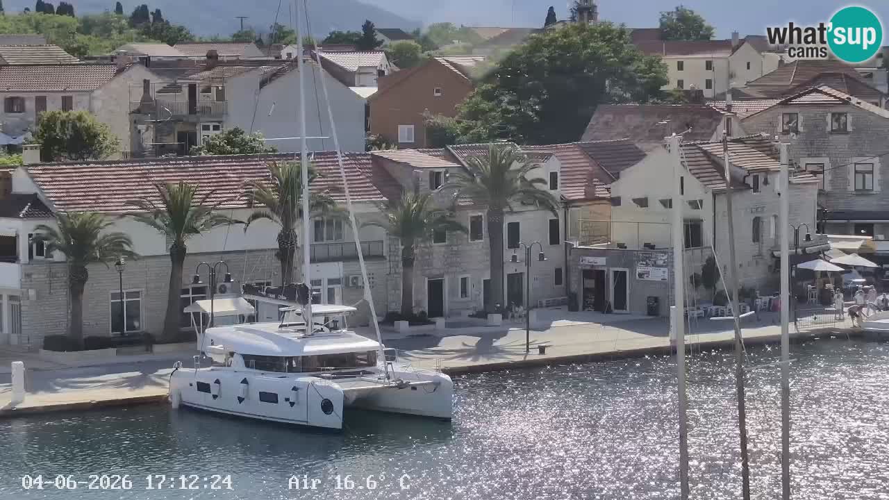 Webcam Hvar Vrboska marina | Dalmazia