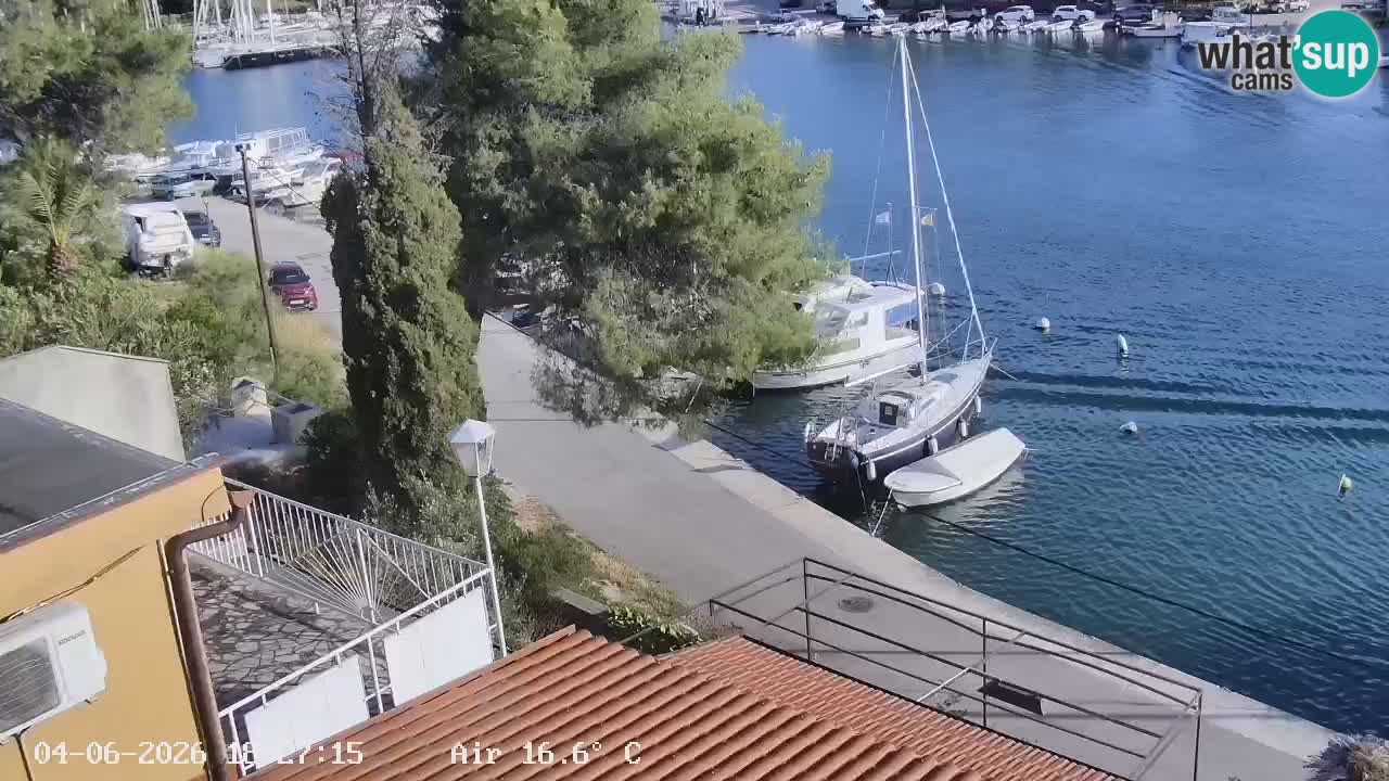 Web kamera Hvar Vrboska marina | otok Hvar | Dalmacija