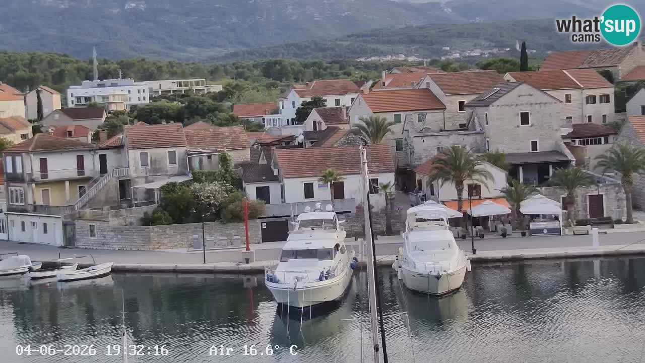 Livecam Vrboska marina | Hvar island | Dalmatia