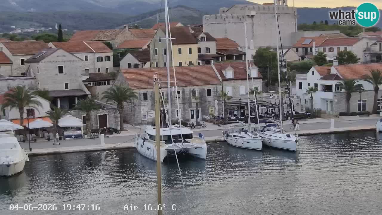 Livecam Vrboska marina | Hvar island | Dalmatia