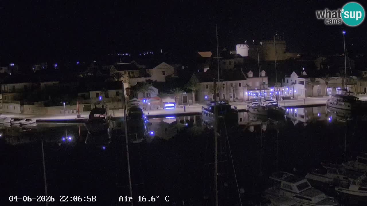 Livecam Hvar Vrboska marina | Île de Hvar | Dalmatia
