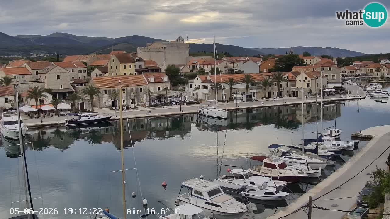 Webcam Vrboska marina | Hvar Insel | Dalmatien