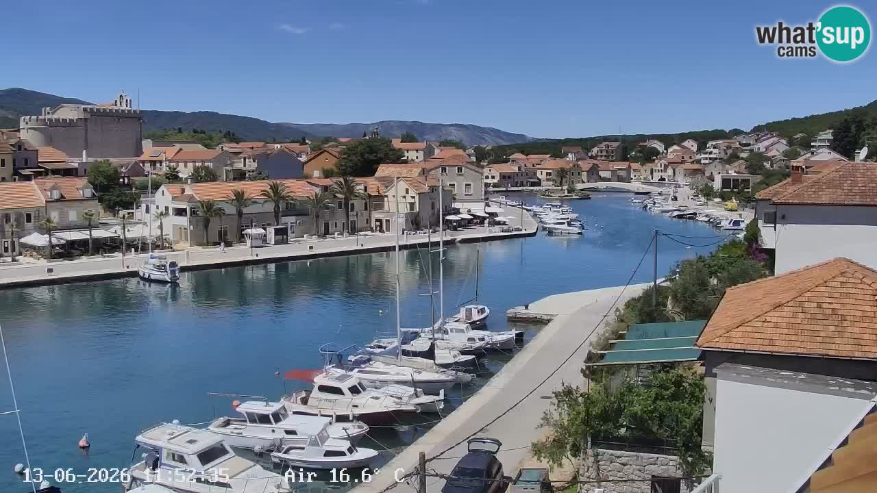 Livecam Vrboska marina | Hvar island | Dalmatia