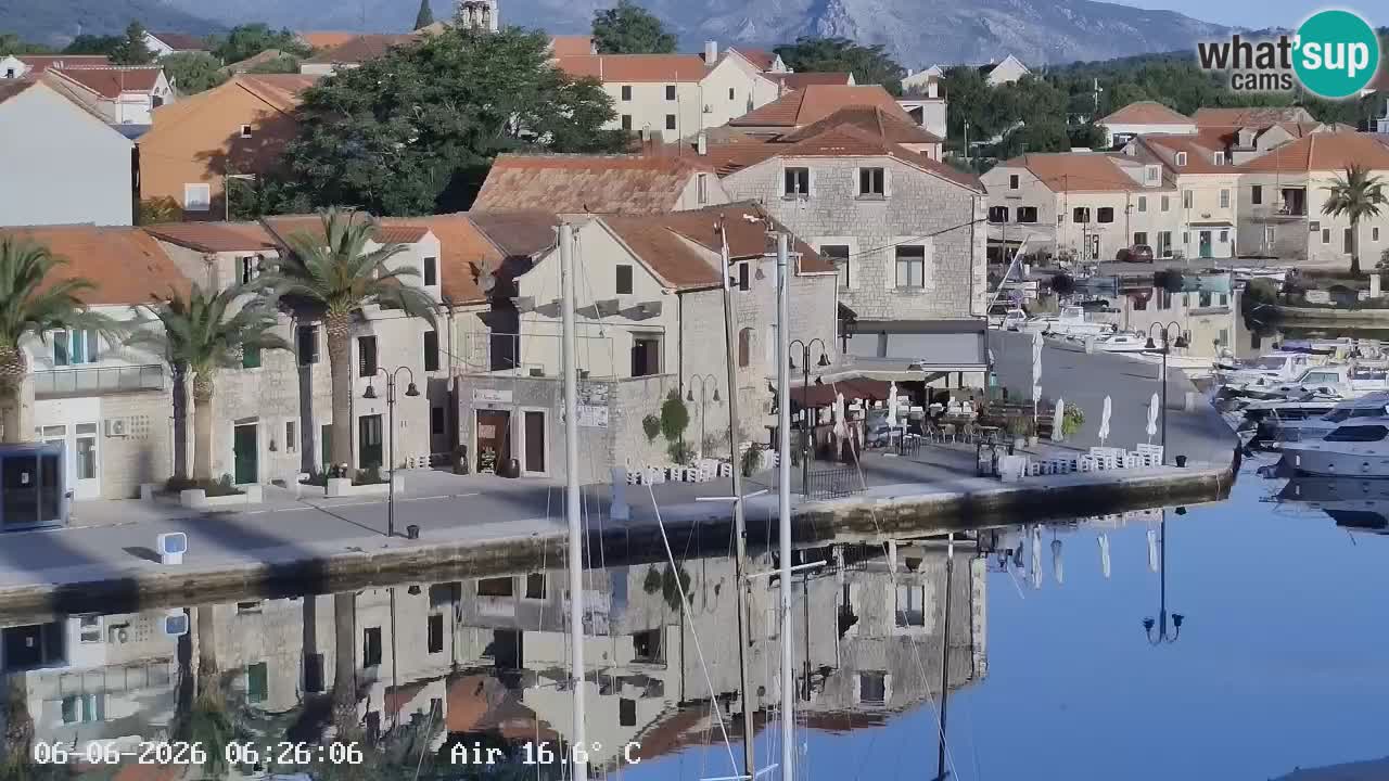 Livecam Hvar Vrboska marina | Île de Hvar | Dalmatia