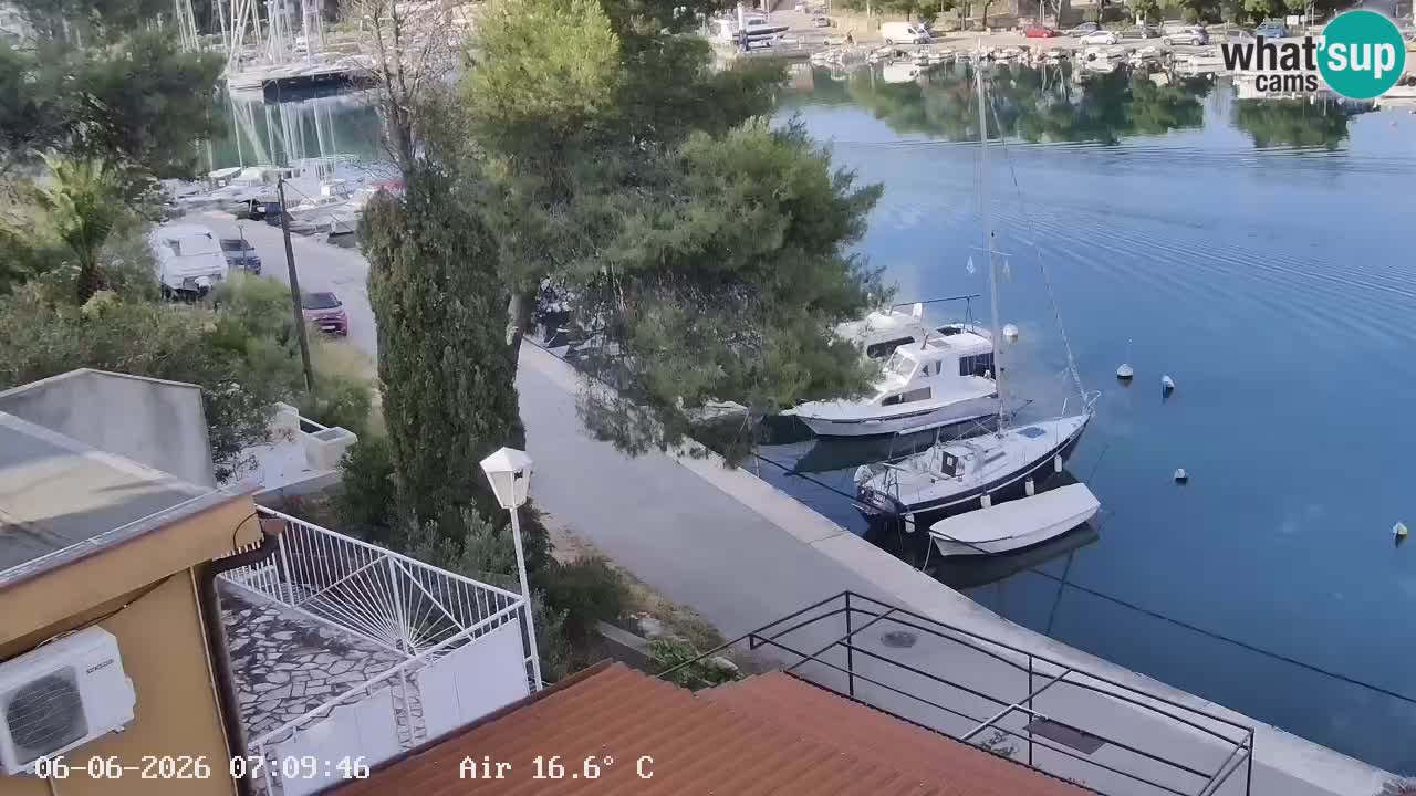 Livecam Vrboska marina | Hvar island | Dalmatia