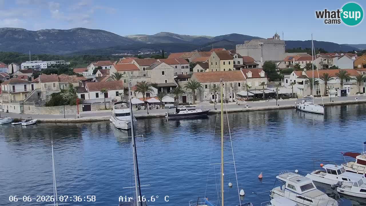 Livecam Vrboska marina | Hvar island | Dalmatia
