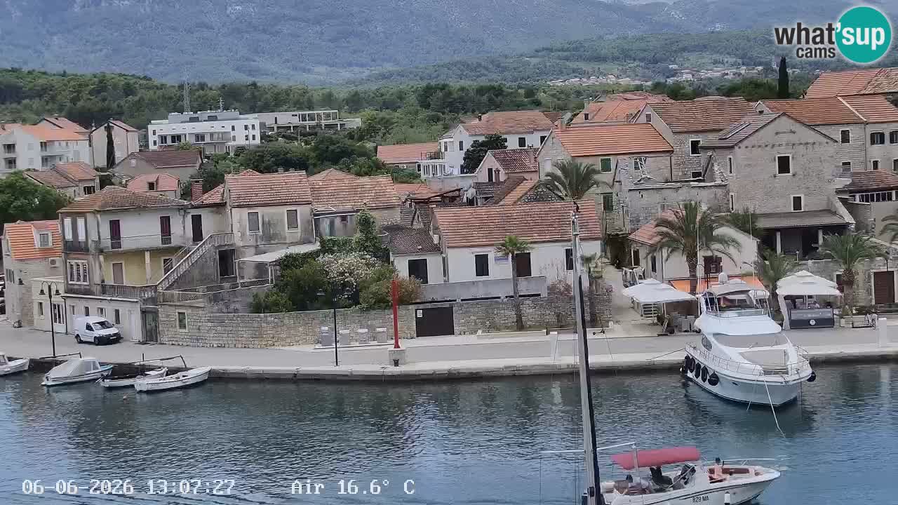 Webcam Hvar Vrboska marina | Dalmazia