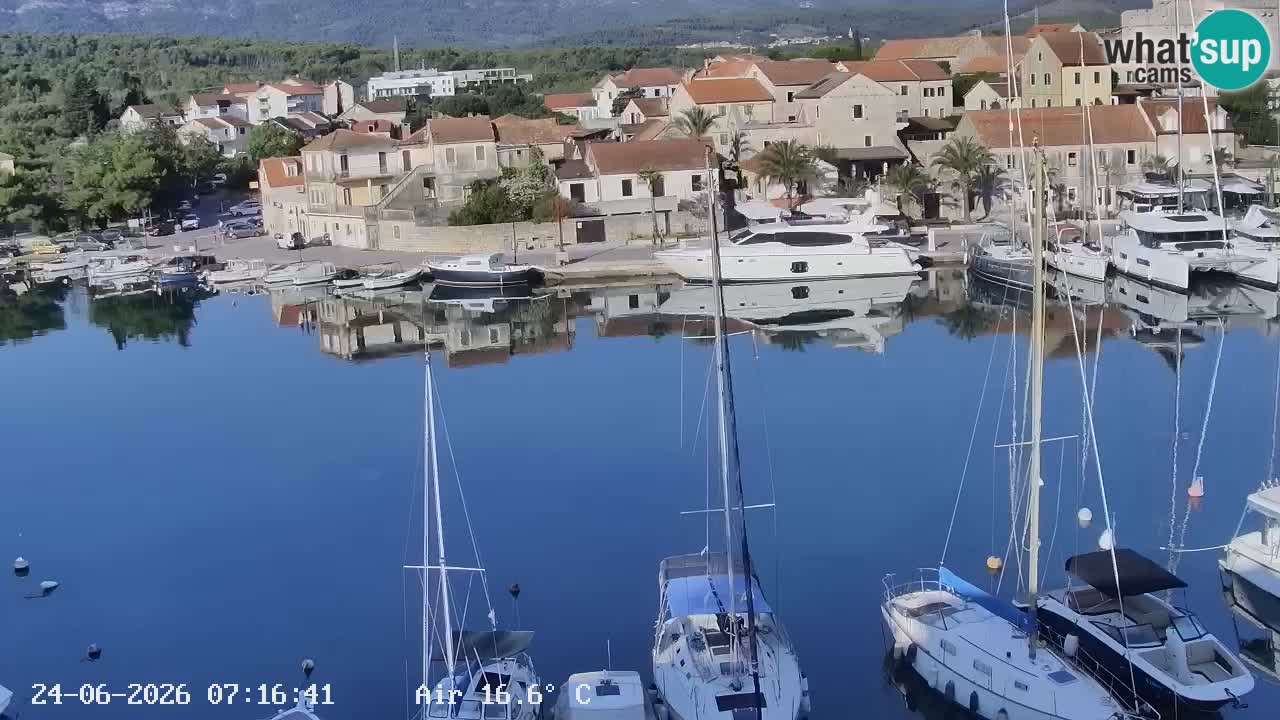 Livecam Vrboska marina | Hvar island | Dalmatia