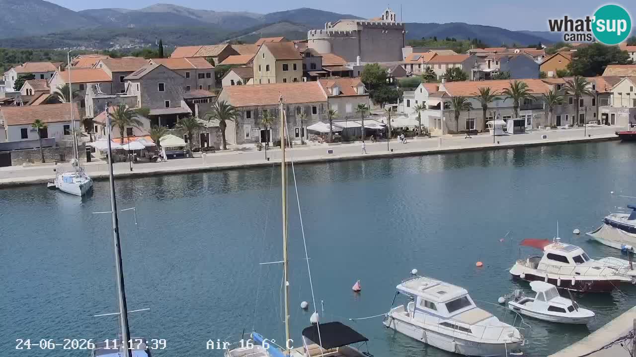 Livecam Vrboska marina | Hvar island | Dalmatia