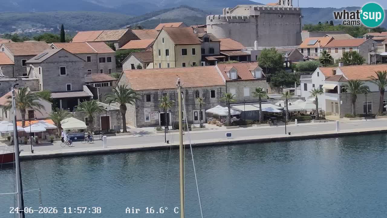 Livecam Hvar Vrboska marina | Île de Hvar | Dalmatia