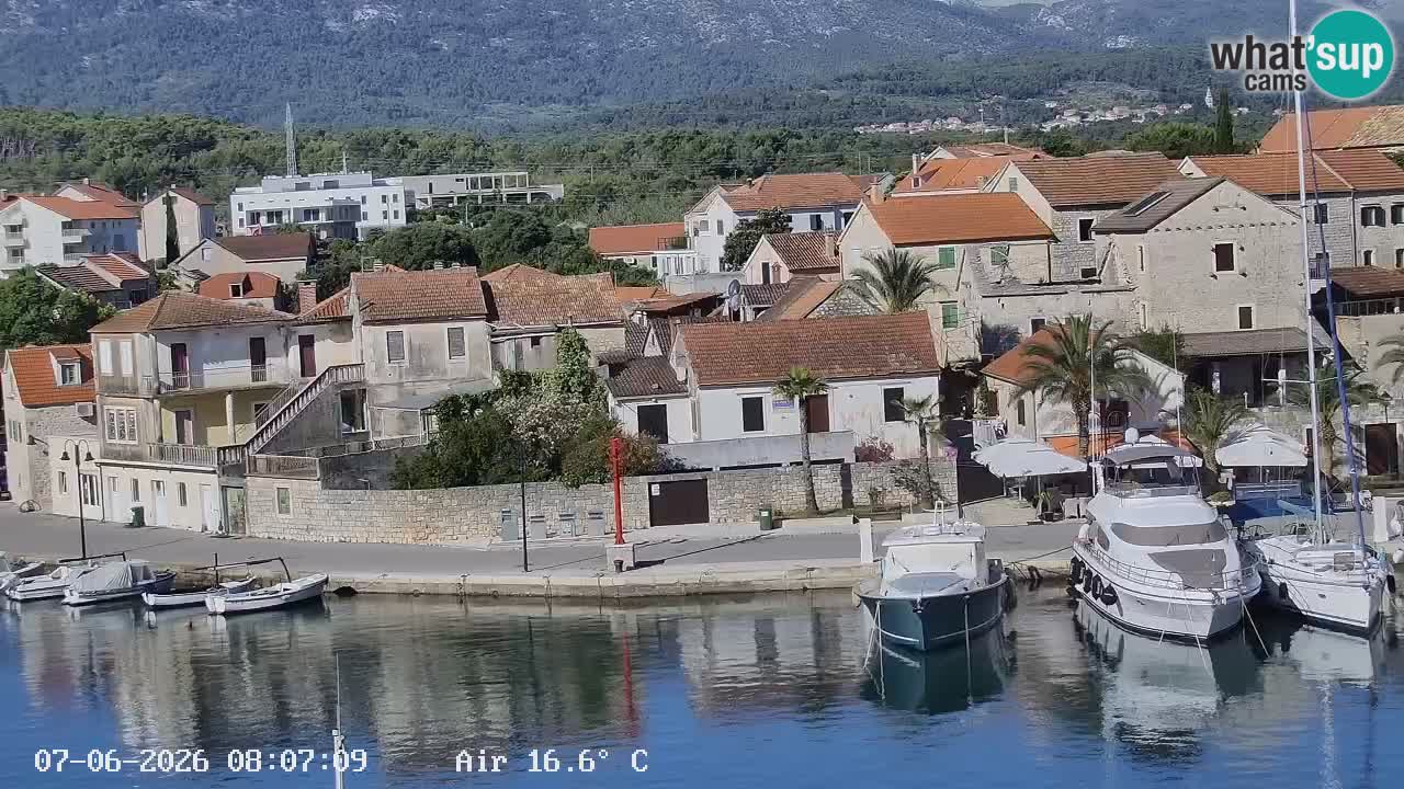 Livecam Vrboska marina | Hvar island | Dalmatia