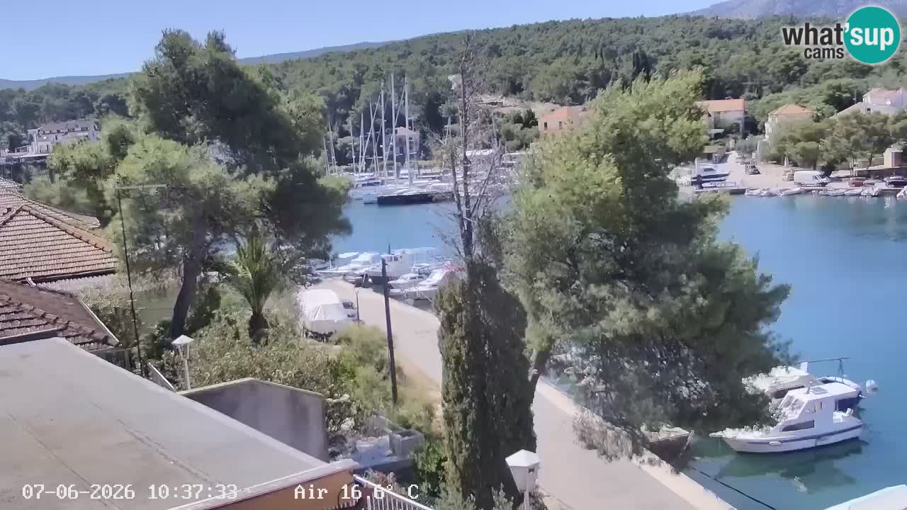 Web kamera Hvar Vrboska marina | otok Hvar | Dalmacija