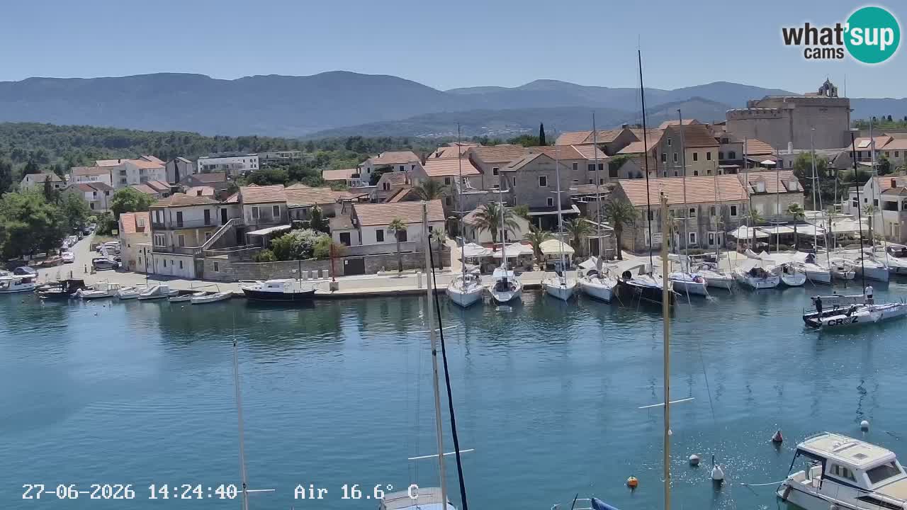 Livecam Vrboska marina | Hvar island | Dalmatia