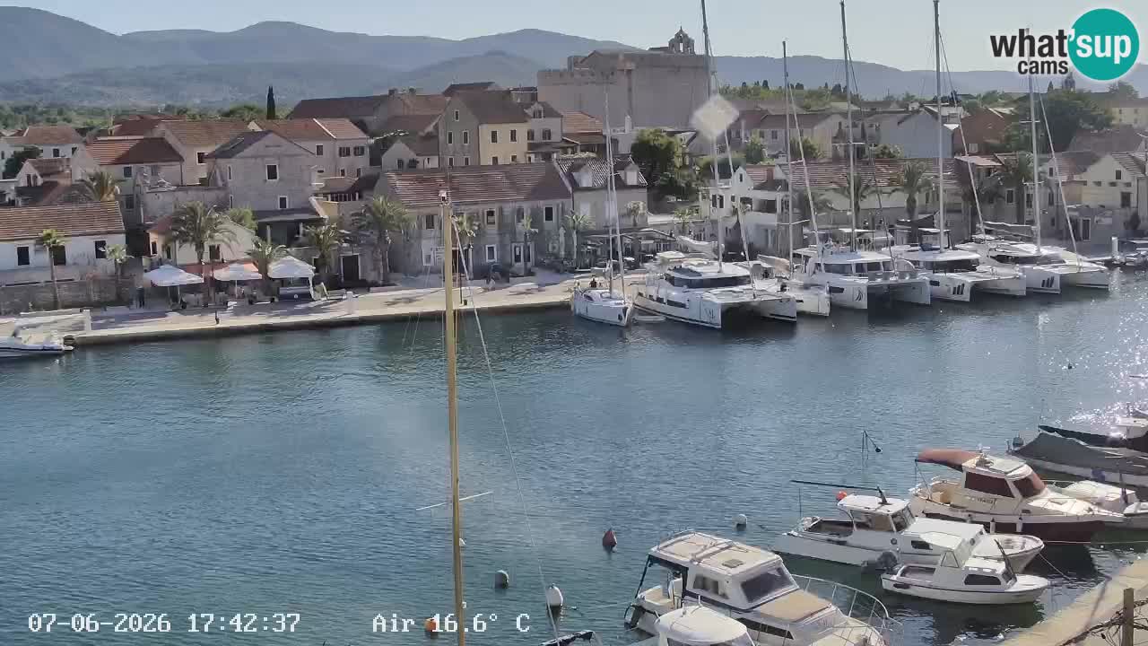 Livecam Vrboska marina | Hvar island | Dalmatia