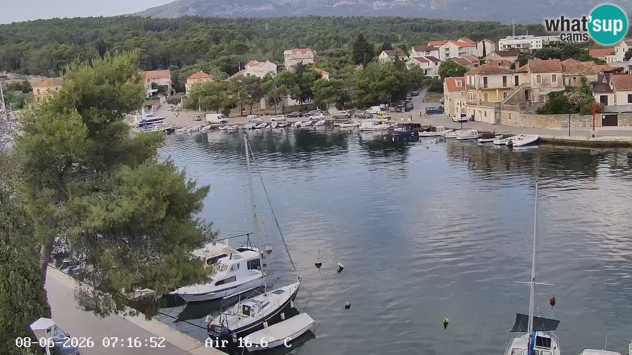 Webcam Hvar Vrboska marina | Dalmazia