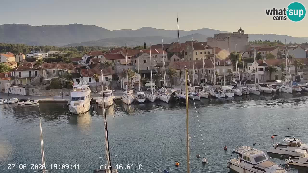 Webcam Hvar Vrboska marina | Dalmazia