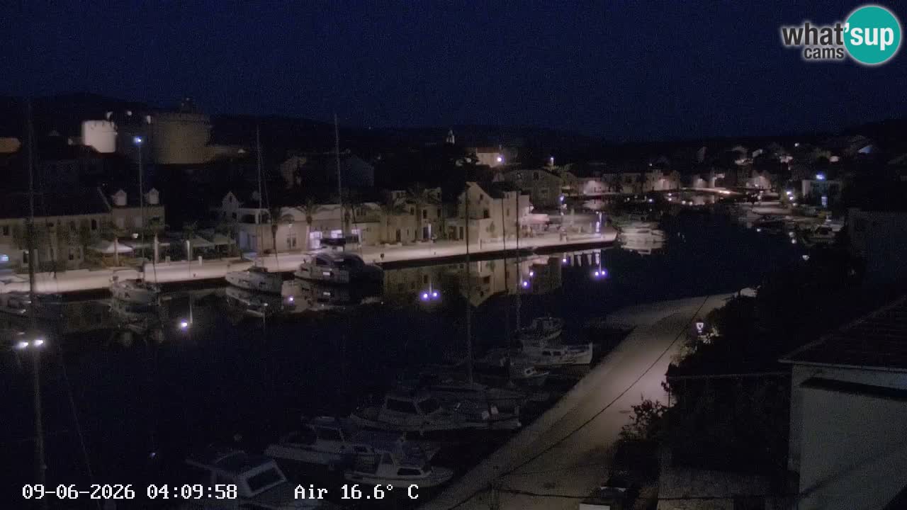 Livecam Hvar Vrboska marina | Île de Hvar | Dalmatia
