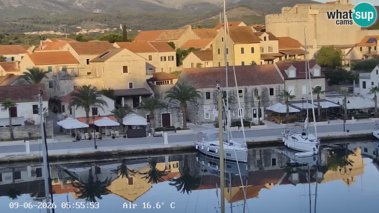 Livecam Vrboska marina | Hvar island | Dalmatia