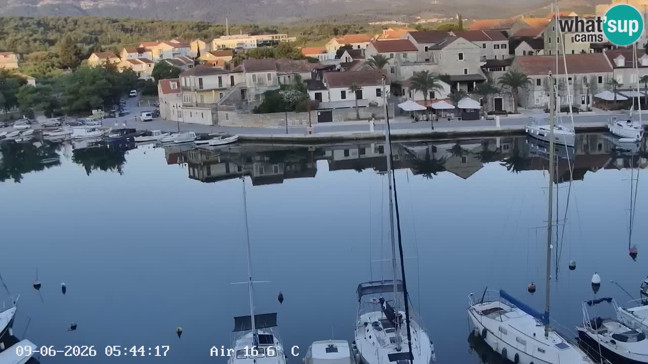 Livecam Vrboska marina | Hvar island | Dalmatia
