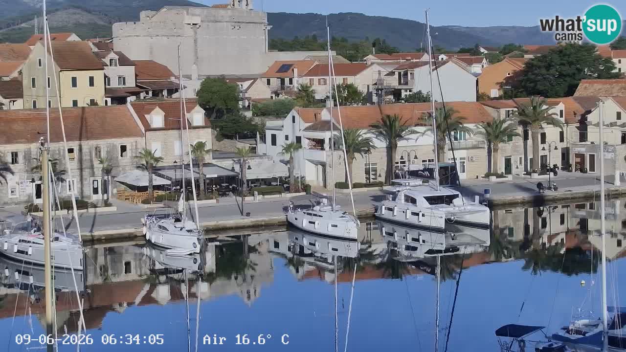 Livecam Vrboska marina | Hvar island | Dalmatia
