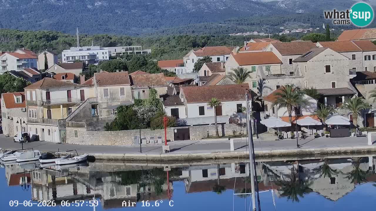 Web kamera Hvar Vrboska marina | otok Hvar | Dalmacija