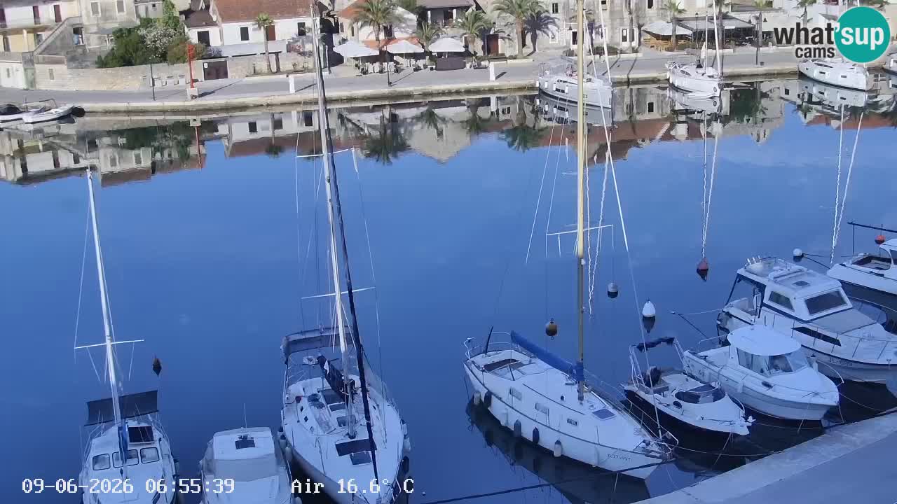 Livecam Hvar Vrboska marina | Île de Hvar | Dalmatia