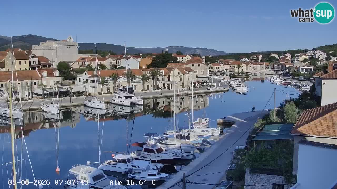 Livecam Hvar Vrboska marina | Île de Hvar | Dalmatia