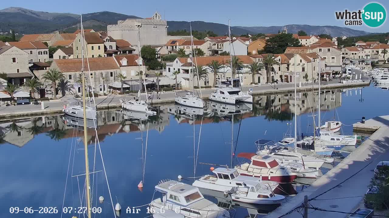 Web kamera Hvar Vrboska marina | otok Hvar | Dalmacija
