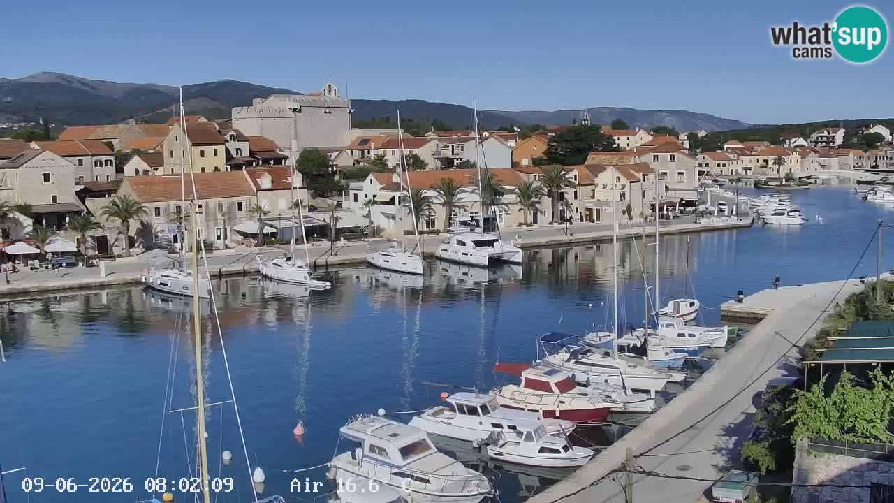 Livecam Vrboska marina | Hvar island | Dalmatia
