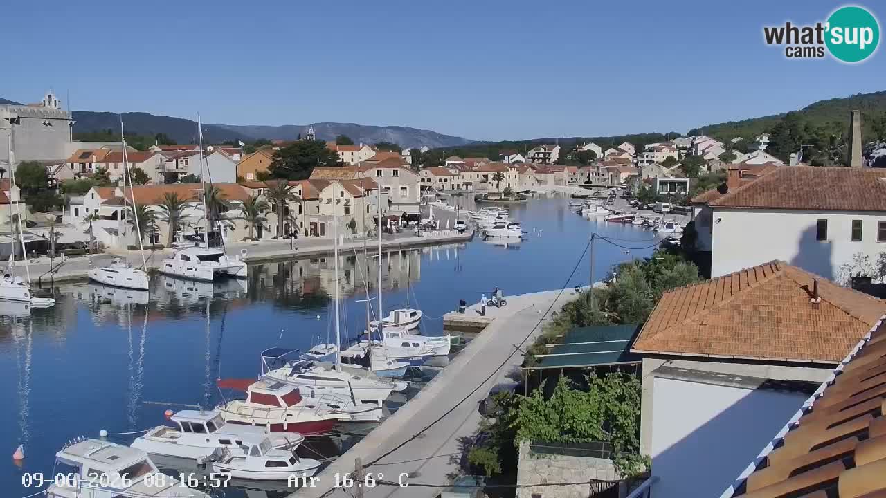 Livecam Hvar Vrboska marina | Île de Hvar | Dalmatia